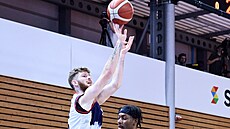 Americký k�ídelník Ryker Cisarik u� odehrál za Brno dva zápasy. V domácí...