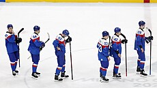Sloven�tí hrá�i smutní po semifinálové porá�ce.