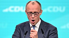 N�mecký kanclé� Friedrich Merz na celostátním sjezdu K�es�anskodemokratické...