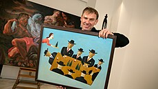 Galerista Michal Gratcl roz�í�il svou Galerii Graciano v Brn�.