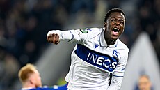 Omar Janneh (Lausanne) slaví ve 35. minut� vyrovnávací gól na 1:1 v utkání...