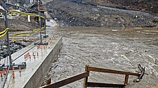 Stavba poldru u Kut�ína na Chrudimsku byla pod vodou. (24. února 2026)