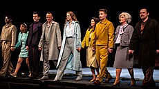 Z premiéry Portrét dámy v Klicperov� divadle.