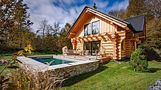 P�i plánování vzhledu nového domu se majitelka inspirovala svými cestami na...