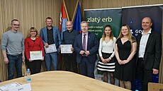 Snímek ze slavnostního vyhlá�ení výsledk� krajského kola v roce 2025.