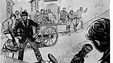 Takhle si �tvr� �ásnovka z Foglarova románu p�edstavoval ilustrátor Marko...