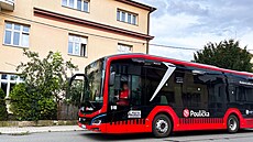 Cestující v Uherském Hradi�ti vozí nové autobusy nabité elektronikou. (duben...