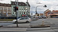 P�ipravovaná rekonstrukce plze�ské k�i�ovatky na Belánce v Plzni má p�inést...