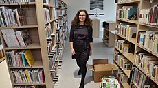 Petra Bezruč Kütüphanesi Müdürü Markéta Beyerová, yenilenen binasında... Petra Bezruč Kütüphanesi Müdürü Markéta Beyerová, yenilenen binasında...