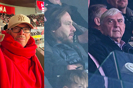 Celebrity na derby Slavia - Sparta.