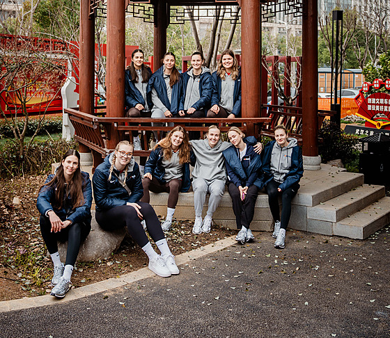 �eské basketbalistky ve Wu-chanu p�ed kvalifikací o MS 2026.