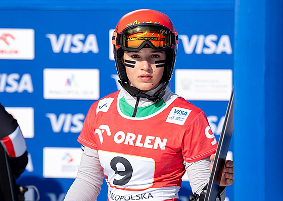 Malena Zamfirovová b�hem Sv�tového poháru v Polsku.