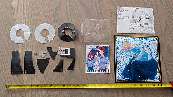 Fotodokumentace zni�ené zásilky vzácné hry Tsukihime Trail Edition