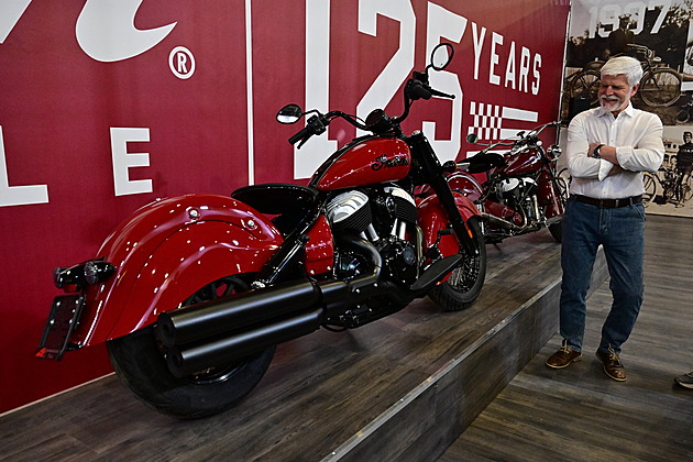 V Brně začíná Motosalon, mezi prvními návštěvníky byl prezident Pavel