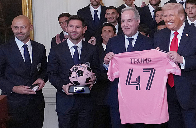 Messi se v Bílém domě setkal s Trumpem. Je to pro mě velká pocta, vítal prezident