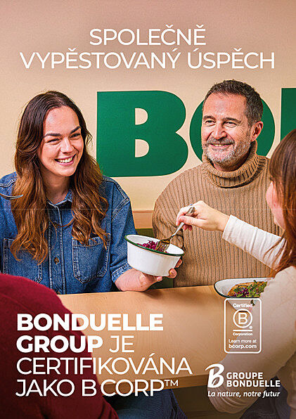 Skupina Bonduelle z�skala mezin�rodn� certifikaci B Corp�