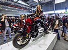 Na brn�nském výstavi�ti se koná do ned�le veletrh motocyklist� a �ty�kolek...