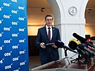 Tisková konference klubu ODS. Na snímku Martin Kupka. (5. b�ezna 2026)