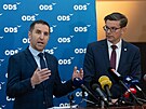 Tisková konference klubu ODS. Na snímku Karel Haas a Martin Kupka. (5. b�ezna...