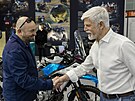 Prezident Petr Pavel na Mezinárodním veletrhu motocykl�, �ty�kolek,...