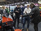 Prezident Petr Pavel na Mezinárodním veletrhu motocykl�, �ty�kolek,...
