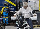 Prezident Petr Pavel na Mezinárodním veletrhu motocykl�, �ty�kolek,...