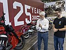Prezident Petr Pavel na Mezinárodním veletrhu motocykl�, �ty�kolek,...