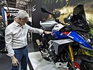 Prezident Petr Pavel na Mezinárodním veletrhu motocykl�, �ty�kolek,...