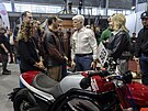 Prezident Petr Pavel na Mezinárodním veletrhu motocykl�, �ty�kolek,...