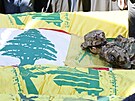V libanonském Baalbeku poh�bili ob�ti izraelského bombardování. Rakve...