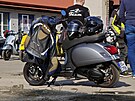 8. Cryovespa � tradi�ní jízda otu�ilc� aneb neoficiální zahájení pra�ské vespa...