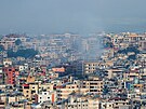 Ji�ní p�edm�stí Bejrútu v Libanonu po izraelském útoku (4. b�ezna 2026)