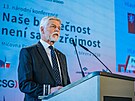 Prezident Petr Pavel na konferenci Na�e bezpe�nost není samoz�ejmost na...