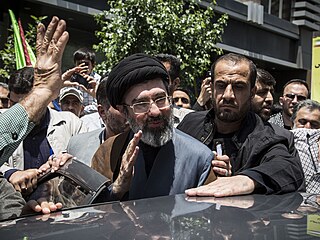 Mod�taba Chameneí, syn nejvy��ího íránského duchovního v�dce Alího Chameneího...