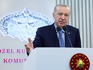 Turecký prezident Recep Tayyip Erdogan (4. b�ezna 2026)