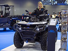 Na brn�nském výstavi�ti se koná do ned�le veletrh motocyklist� a �ty�kolek...