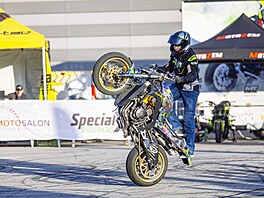 Na brn�nském výstavi�ti se koná do ned�le veletrh motocyklist� a �ty�kolek...