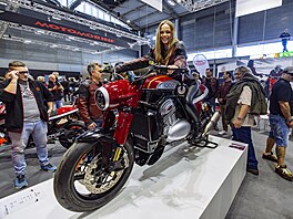 Na brn�nském výstavi�ti se koná do ned�le veletrh motocyklist� a �ty�kolek...