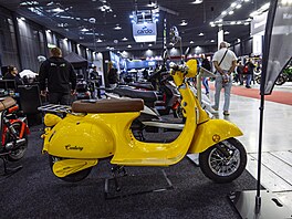 Na brn�nském výstavi�ti se koná do ned�le veletrh motocyklist� a �ty�kolek...