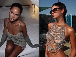 Dokonalé t�lo modelky nepot�ebuje �vylep�ovat� plastikami.