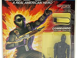 P�vodní ak�ní figurka Snake Eyes z první série hra�ek G.I. Joe: A Real American...