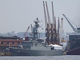 Íránská vojenská lo� Iris Dena kotví v p�ístavu Rio de Janeiro v Brazílii. (28....