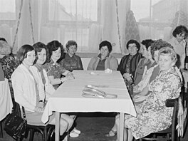 Oslava Mezinárodního dne �en v Kladn� (8.b�ezna 1976)