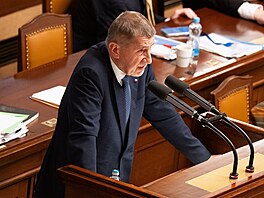 Premiér Andrej Babi� ve Sn�movn� (3. b�ezna 2026)