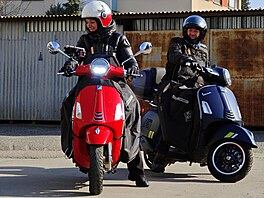 8. Cryovespa � tradi�ní jízda otu�ilc� aneb neoficiální zahájení pra�ské vespa...