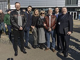 Prezidentský pár na náv�t�v� leto�ního Motosalonu.