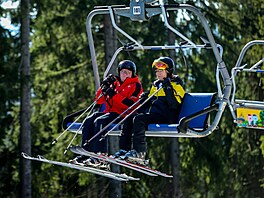 Jarní ly�ování v Lipn� nad Vltavou. (6. b�ezna 2026)