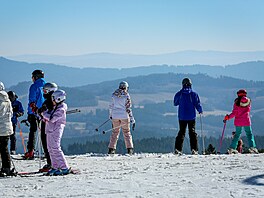 Jarní ly�ování v Lipn� nad Vltavou. (6. b�ezna 2026)