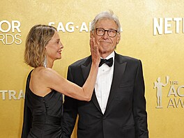Calista Flockhartová a Harrison Ford na udílení Actor Awards v Los Angeles (1....