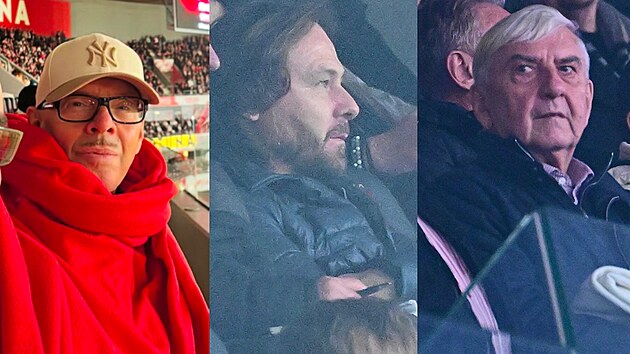 Celebrity na derby Slavia - Sparta.